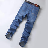 Maxbell Denim Jeans Pants Trouser Jogging Trendy Relaxed Fit Mens Straight Fit Jeans Light Blue 40