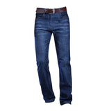 Maxbell Denim Jeans Pants Trouser Jogging Trendy Relaxed Fit Mens Straight Fit Jeans Deep Blue 28