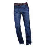 Maxbell Denim Jeans Pants Trouser Jogging Trendy Relaxed Fit Mens Straight Fit Jeans Deep Blue 28