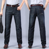 Maxbell Denim Jeans Pants Trouser Jogging Trendy Relaxed Fit Mens Straight Fit Jeans Black 32