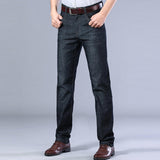 Maxbell Denim Jeans Pants Trouser Jogging Trendy Relaxed Fit Mens Straight Fit Jeans Black 32