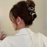 Maxbell Hair Clips Hair Jaw Clips Makeup Hair Clamp Curly Hair Metal Hair Claw Clips