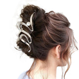 Maxbell Hair Clips Hair Jaw Clips Makeup Hair Clamp Curly Hair Metal Hair Claw Clips