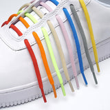Maxbell Elastic No Tie Shoelaces Semicircle Tieless for Boots Running Shoes Children Red
