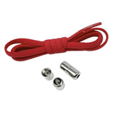 Maxbell Elastic No Tie Shoelaces Semicircle Tieless for Boots Running Shoes Children Red