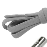 Maxbell Elastic No Tie Shoelaces Semicircle Tieless for Boots Running Shoes Children Gray