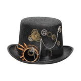 Maxbell Steampunk Top Hat Gothic Punk Adult Costume for Masquerade Cosplay Halloween 60-61cm