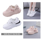 Maxbell Women's Shoes Trendy Durable Leisure Sneakers for Travel Workout Short Trips Pink 35