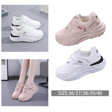 Maxbell Women's Shoes Trendy Durable Leisure Sneakers for Travel Workout Short Trips Pink 35