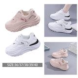 Maxbell Women's Shoes Trendy Durable Leisure Sneakers for Travel Workout Short Trips Pink 35