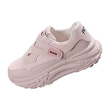 Maxbell Women's Shoes Trendy Durable Leisure Sneakers for Travel Workout Short Trips Pink 35