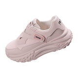 Maxbell Women's Shoes Trendy Durable Leisure Sneakers for Travel Workout Short Trips Pink 35