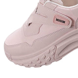 Maxbell Women's Shoes Trendy Durable Leisure Sneakers for Travel Workout Short Trips Pink 35