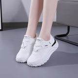 Maxbell Women's Shoes Trendy Durable Leisure Sneakers for Travel Workout Short Trips White 35