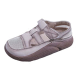 Maxbell Women's Casual Shoes Female Anti Slip Sports Shoes Thick Soled Walking Shoes 37 Khaki