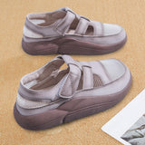 Maxbell Women's Casual Shoes Female Anti Slip Sports Shoes Thick Soled Walking Shoes 37 Khaki