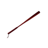 Maxbell Long Handle Boot Horn Wooden Shoe Horn for Tall Boots Pregnancy Cowboy Boots Straight Red 70cm