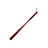 Maxbell Long Handle Boot Horn Wooden Shoe Horn for Tall Boots Pregnancy Cowboy Boots Straight Red 70cm