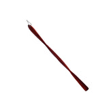Maxbell Long Handle Boot Horn Wooden Shoe Horn for Tall Boots Pregnancy Cowboy Boots Wave Red 75cm