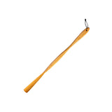 Maxbell Long Handle Boot Horn Wooden Shoe Horn for Tall Boots Pregnancy Cowboy Boots Wave Yellow 75cm