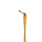Maxbell Long Handle Boot Horn Wooden Shoe Horn for Tall Boots Pregnancy Cowboy Boots Wave Yellow 75cm