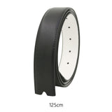 Maxbell Belt without Buckle Versatile Replacement Belt for Men Women Halloween Tunic black white