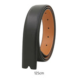 Maxbell Belt without Buckle Versatile Replacement Belt for Men Women Halloween Tunic black brown