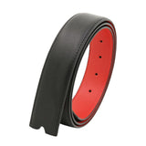 Maxbell Belt without Buckle Versatile Replacement Belt for Men Women Halloween Tunic black red