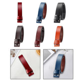 Maxbell Replacement Belt Strap Western Belt without Buckle for Men Jeans Replacement Red