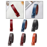 Maxbell Replacement Belt Strap Western Belt without Buckle for Men Jeans Replacement Red