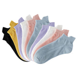 Maxbell Ankle Boat Socks 10 Pairs Anti Skid Hosiery Fashion Casual Socks Short Socks woman