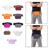 Maxbell Waist Pack Bag Adjustable Strap Wallet Fanny Pack for Hiking Outdoor Walking Whie