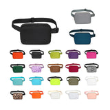 Maxbell Waist Pack Bag Adjustable Strap Wallet Fanny Pack for Hiking Outdoor Walking Whie
