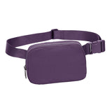 Maxbell Waist Pack Bag Adjustable Strap Wallet Fanny Pack for Hiking Outdoor Walking Violet