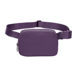 Maxbell Waist Pack Bag Adjustable Strap Wallet Fanny Pack for Hiking Outdoor Walking Violet