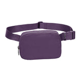 Maxbell Waist Pack Bag Adjustable Strap Wallet Fanny Pack for Hiking Outdoor Walking Violet