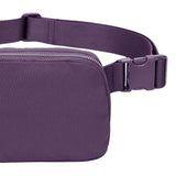 Maxbell Waist Pack Bag Adjustable Strap Wallet Fanny Pack for Hiking Outdoor Walking Violet