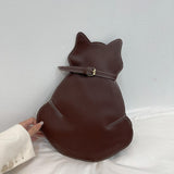 Maxbell Sling Bags Crossbody Cute Backpack Rucksack Cute cat shape for gym Travel Black