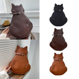 Maxbell Sling Bags Crossbody Cute Backpack Rucksack Cute cat shape for gym Travel Black