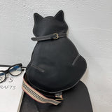 Maxbell Sling Bags Crossbody Cute Backpack Rucksack Cute cat shape for gym Travel Black