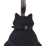Maxbell Sling Bags Crossbody Cute Backpack Rucksack Cute cat shape for gym Travel Black