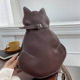 Maxbell Sling Bags Crossbody Cute Backpack Rucksack Cute cat shape for gym Travel Coffee