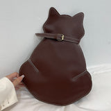 Maxbell Sling Bags Crossbody Cute Backpack Rucksack Cute cat shape for gym Travel Coffee