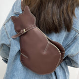 Maxbell Sling Bags Crossbody Cute Backpack Rucksack Cute cat shape for gym Travel Coffee