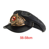 Maxbell Steampunk Top Hats Punk Cosplay Party Casual Mens Womens Wedding Newsboy Cap