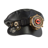 Maxbell Steampunk Top Hats Punk Cosplay Party Casual Mens Womens Wedding Newsboy Cap