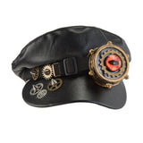 Maxbell Steampunk Top Hats Punk Cosplay Party Casual Mens Womens Wedding Newsboy Cap