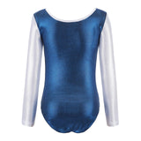 Maxbell Gymnastics Leotard Long Sleeve Sparkles Athletic Dance Clothes Outfit Ballet 8 yard