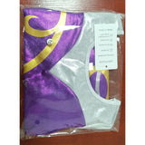 Maxbell Girls Gymnastics Leotards Long Sleeve Shiny Ballet Leotard Outfit Activewear 8