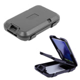 Maxbell Bank Card Holder Portable Card Case Wallet for ID Card Credit Cards Protector Gray